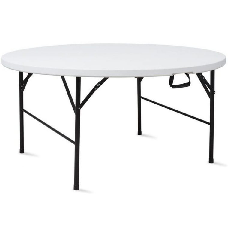 Table Pliante Ronde 180 Cm Portable – Achat / Vente Table De … intérieur Table Ronde Jardin Pas Cher