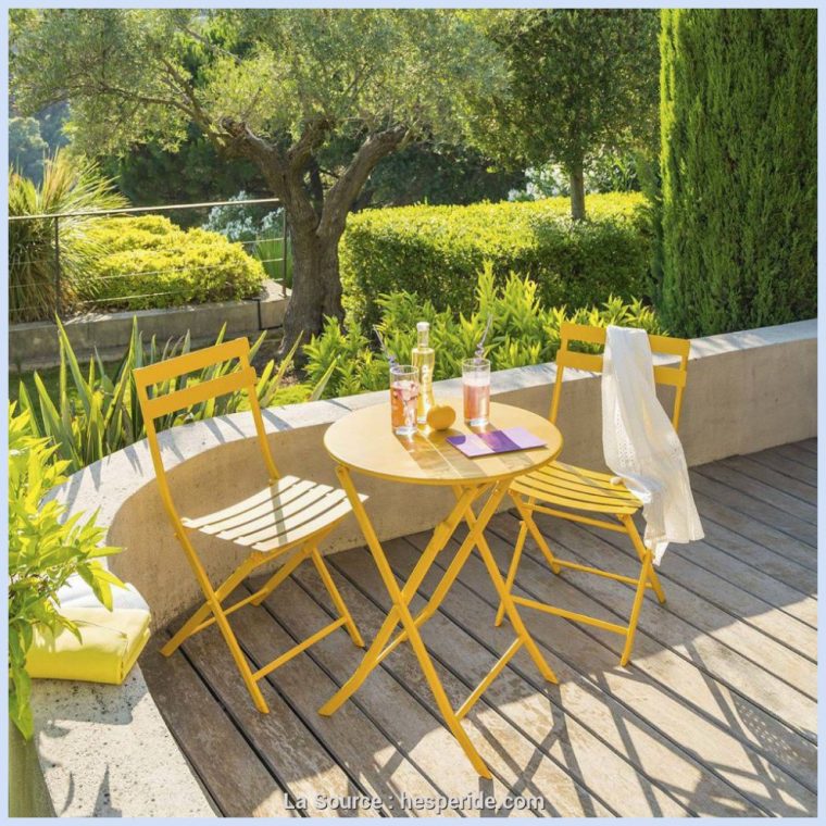 Tables Mobilier De Jardin Hespéride Table Basse Saona Tonka … avec Petite Table De Jardin