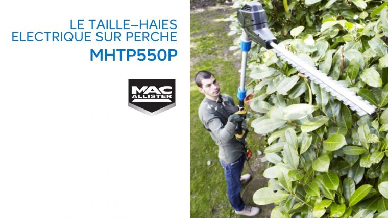 Taille Haies Sur Perche Électrique Mphtp550 Mac Allister (634466) Castorama destiné Castorama Taille Haie