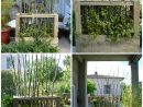 Upcycled Wooden Pallet Vegetal Fence | Jardin | Paravent ... avec Paravent Jardin