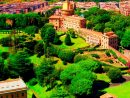 Vatican Gardens In Mini Open Bus dedans Jardin Du Vatican