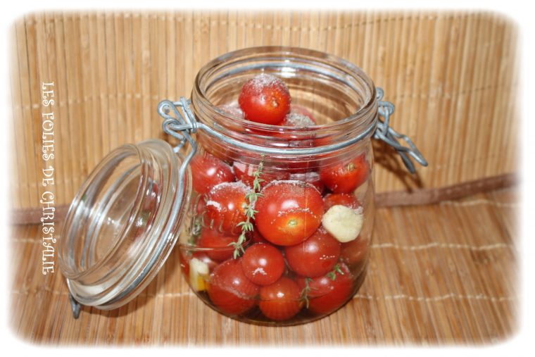 conserves de tomates cerises