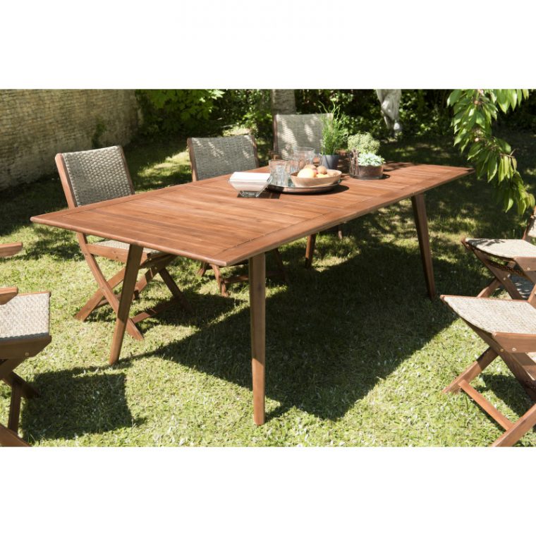 table de jardin acacia ou teck