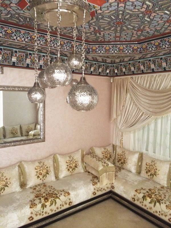 décoration murale salon marocain