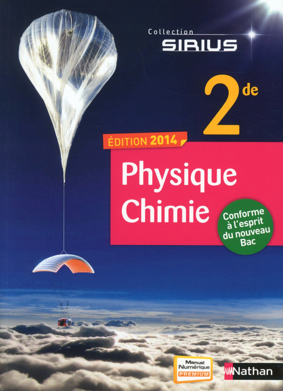 le livre scolaire physique chimie