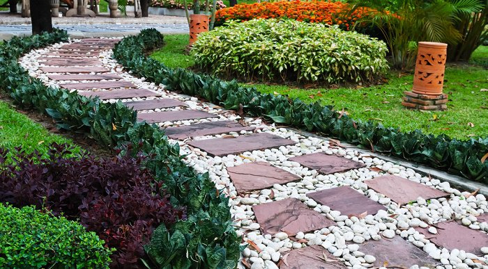 12+ Fantásticas Ideas Para Diseñar Un Jardín Con Piedras à Fotos De Jardines Pequeños Con Piedras