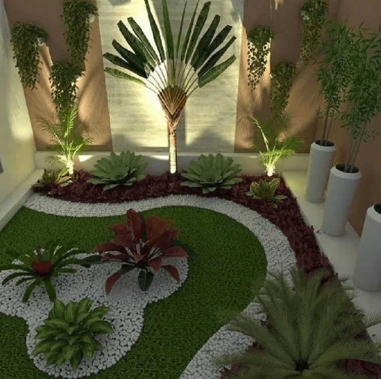 12 Ideas Para Jardines Pequeños Que Puedes Hacer Ahora … intérieur Decoracion De Patios Y Jardines Con Piedras