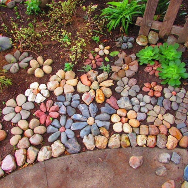 15 Ideas De Proyectos Con Piedras Para Tu Jardín serapportantà Jardines Con Piedras