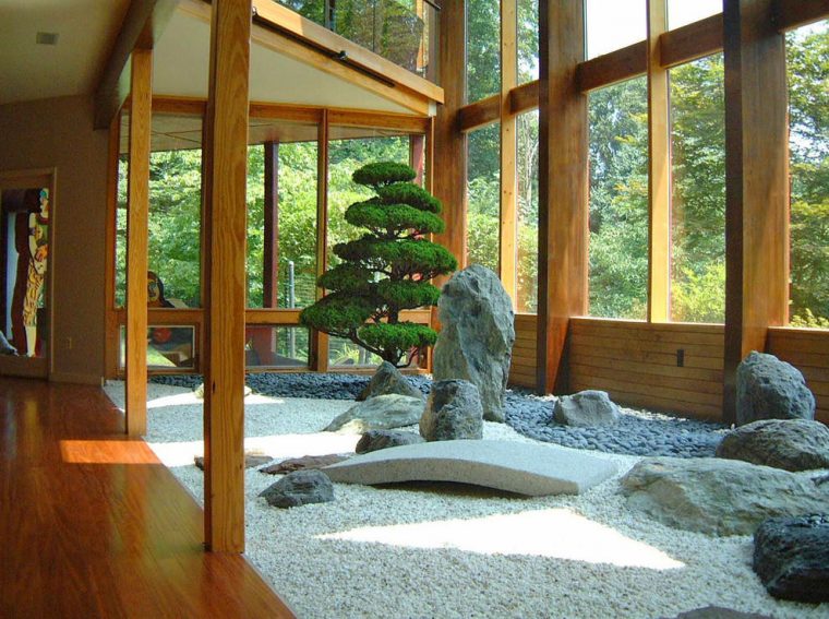 23+ Indoor Garden Designs, Decorating Ideas | Design … tout Jardin Interior Zen