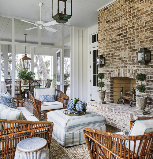 A Perfect Southern Home By Heather Chadduck | Southern … dedans Yamelia Rattan Island
