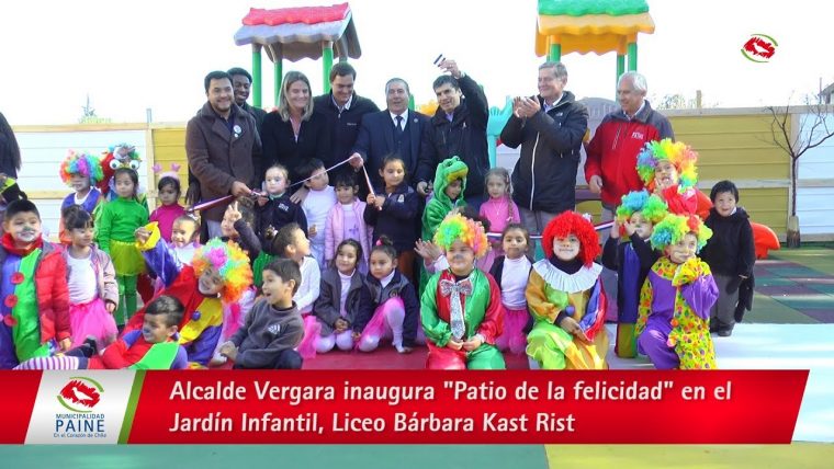 Alcalde Vergara Inaugura "Patio De La Felicidad" En El … encequiconcerne El Jardin De La Felicidad