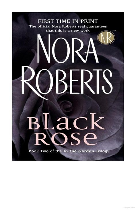 Black Rose - Nora Roberts | Libros, Portadas De Libros ... tout Trilogia Del Jardin Nora Roberts