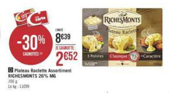Bon Plan Plateau Raclette Richesmonts Chez Géant Casino … pour Bon Plan Geant