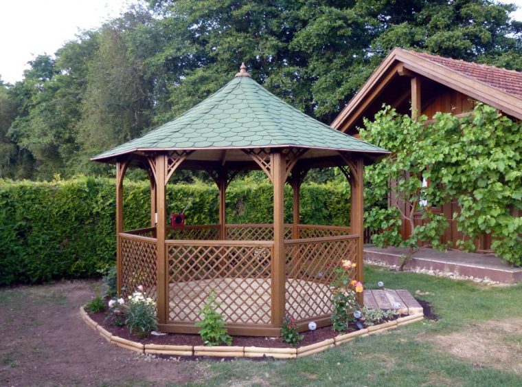 Cabane Jardin Ronde – Abri De Jardin Et Balancoire Idée pour Arche De Jardin En Pvc