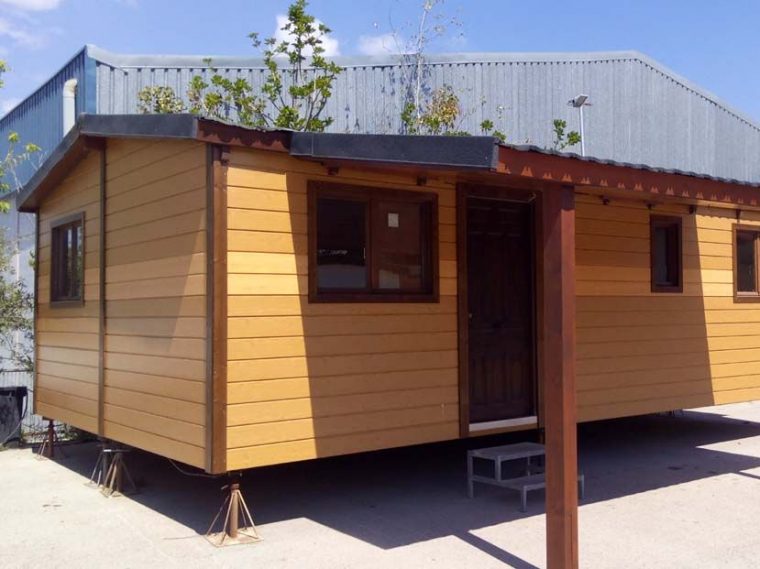 Casa Móvil Prefabricada Usada, De Madera – Casas Carbonell pour Como Construir Una Caseta De Jardin