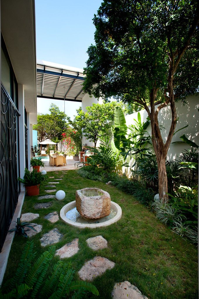 Casas-Con-Jardines-Amplios-35 | Como Organizar La Casa encequiconcerne Diseños De Jardines Para Casas