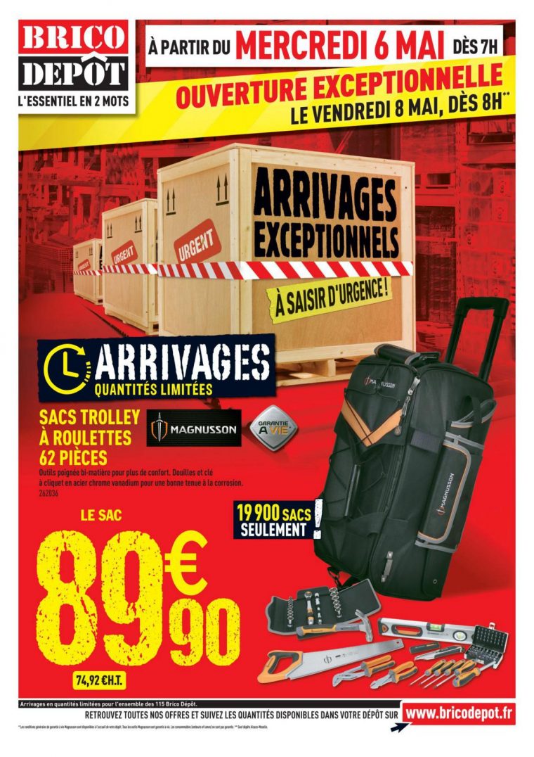 Catalogue Brico Dépôt Arrivages Au 21 Mai 2015 – Catalogue Az pour Etendoir A Linge Intermarché