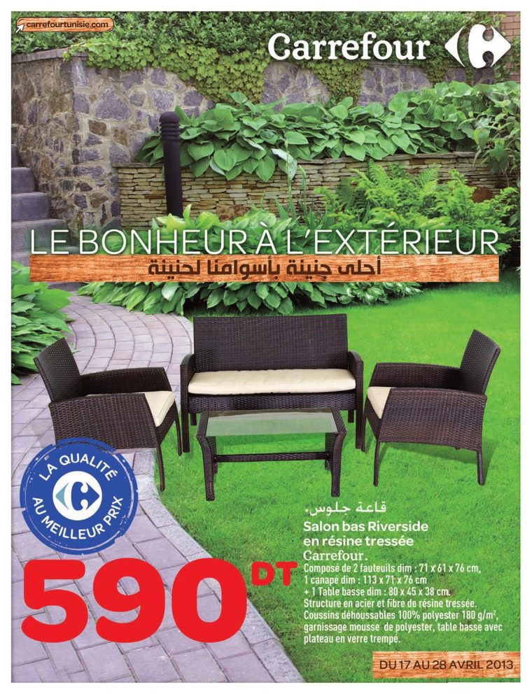 Catalogue Carrefour Le Bonheur À L'Extérieur By Carrefour … avec Salon De Jardin Osaka Carrefour