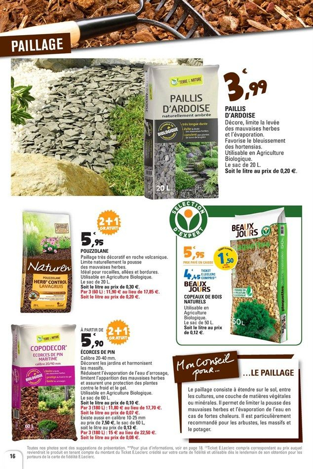 Catalogue Et Promotions De E.leclerc Jardi | Paillis … intérieur Ardoise Velleda Leclerc