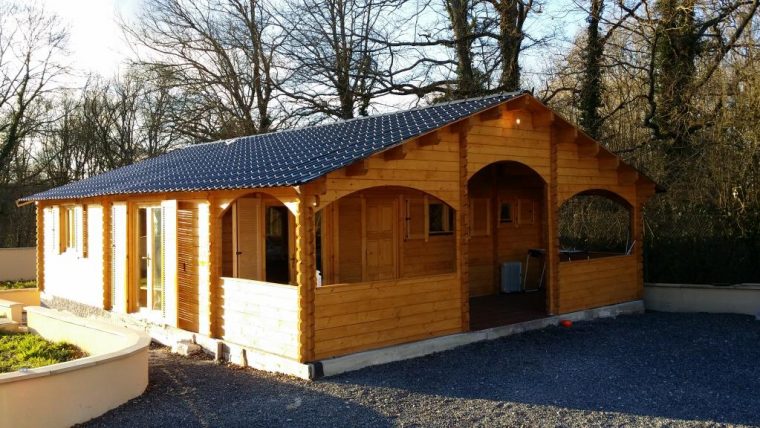 Chalet En Kit Habitable – Châlet, Maison Et Cabane pour Chalet Bois En Kit 35M2