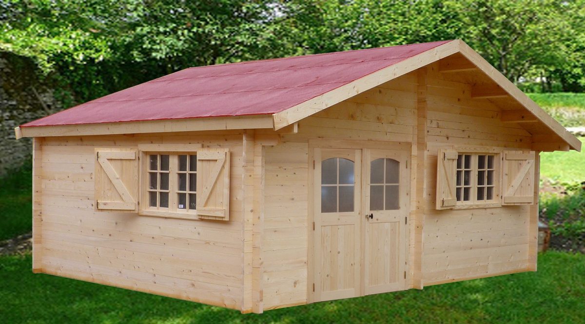 Chalet Jardin Pas Cher Abri De Jardin 20M2 Pas Cher ... serapportantà Fondation Chalet De Jardin