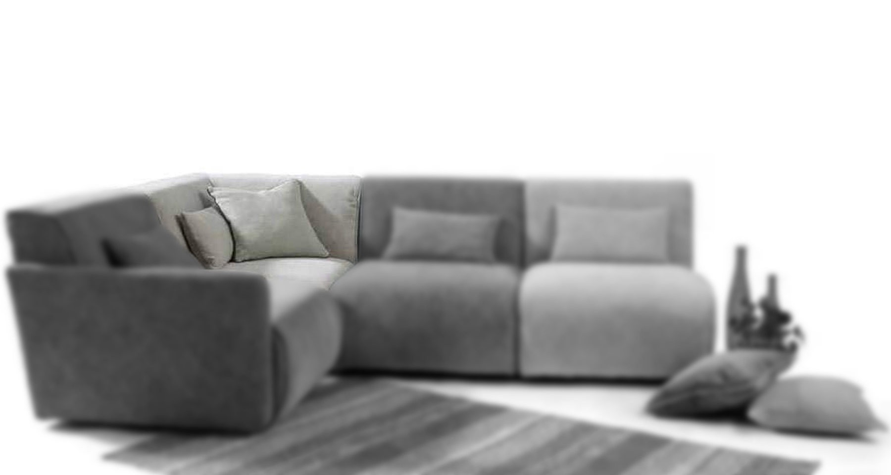 Chauffeuse D'Angle Pour Sofa D'Angle Modulable Quiberon ... à Chauffeuse Discount