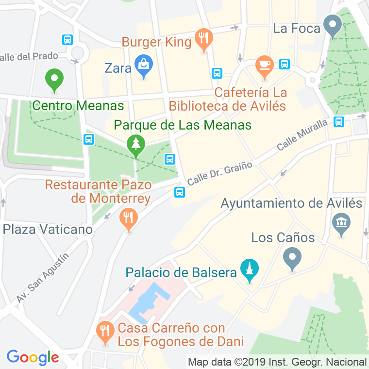Código Postal Calle Doctor Graiño En Avilés … intérieur Codigo Postal Ciudad Jardin