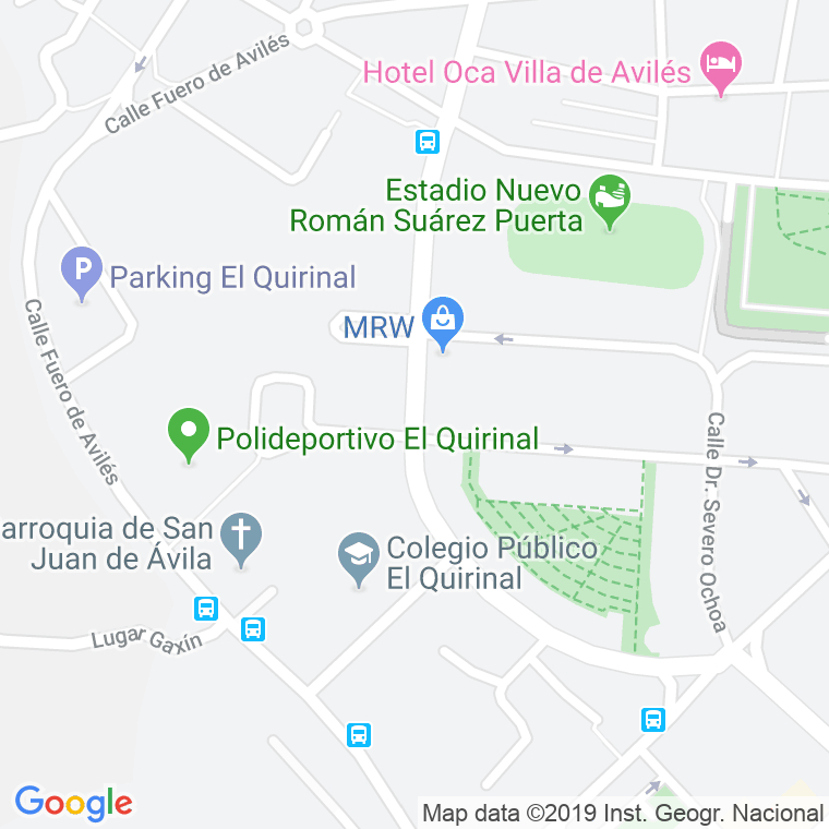 Código Postal Calle Fernando Moran En Avilés … encequiconcerne Codigo Postal Ciudad Jardin
