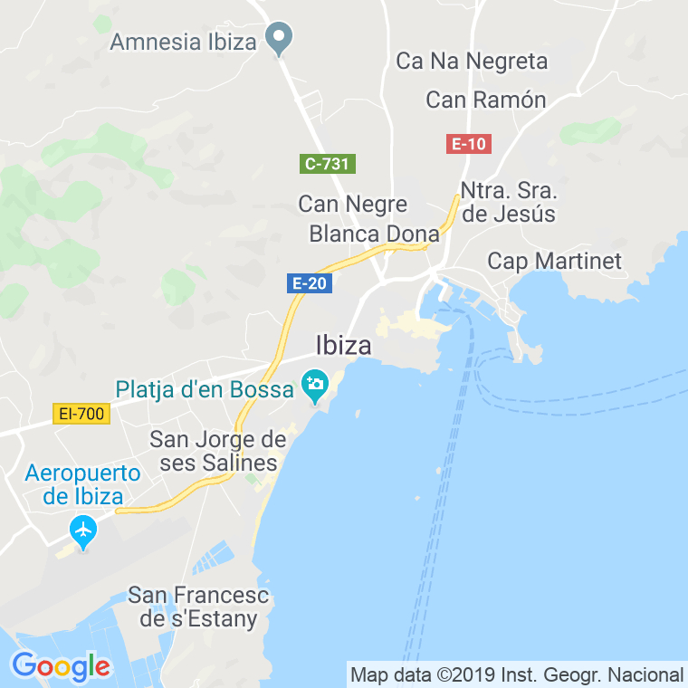 Código Postal De Eivissa En Illes Balears - Codigopostalde.es encequiconcerne Codigo Postal Ciudad Jardin