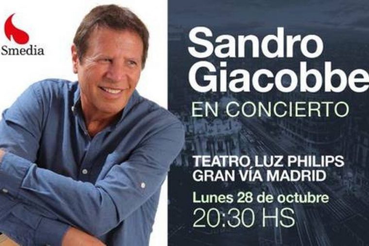 Concierto De Sandro Giacobbe En Madrid, Teatro Edp Gran … destiné Sandro Jardin Prohibido