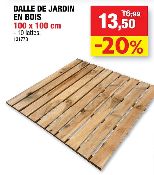 Dalle De Terrasse En Bois Hubo – 2020 Idée Et Inspiration avec Bordure De Jardin Hubo