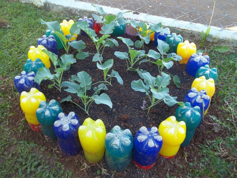 Decorar Jardin Con Materiales Reciclados. Ideas De … destiné Reciclar Palets Para Jardin