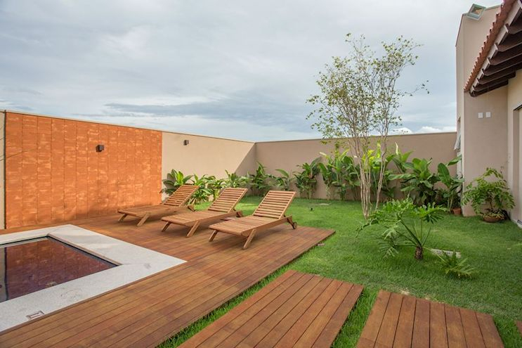 Diseño De Exteriores: Jardín Moderno Tropical | Estilos Deco tout Diseño De Jardines Interiores Modernos