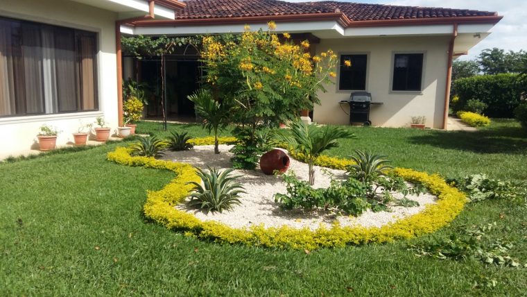 Diseño De Jardines Liberia : Siguiendo Con El Diseño Del … concernant Como Decorar Mi Jardin Con Plantas Y Piedras