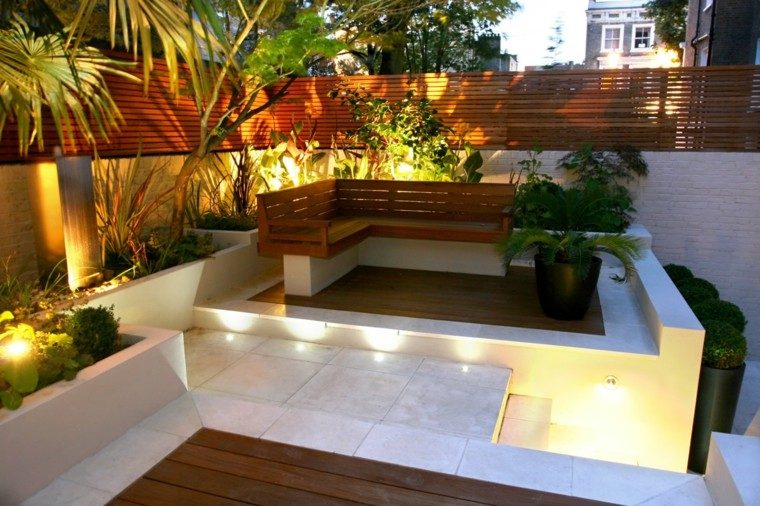 Diseño De Jardines Pequeños Y Modernos - 50 Ideas destiné Jardines Exteriores De Casas