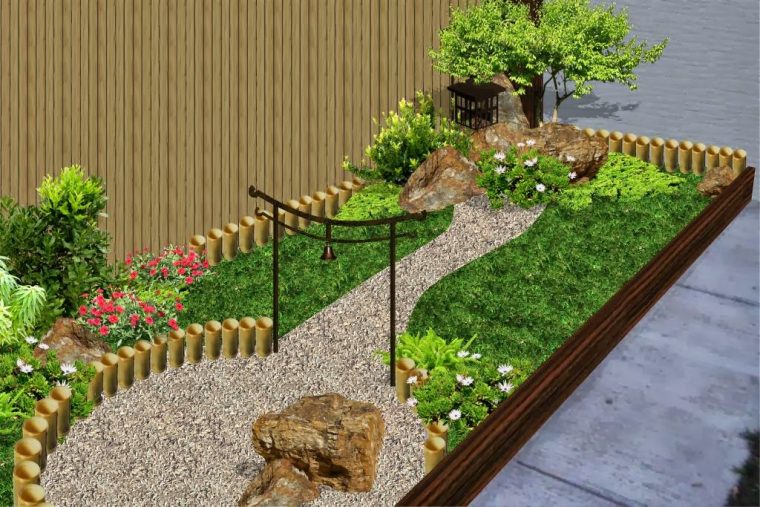 Diseños 2D De Jardines · Fotos · Renders Sobre Varias … avec Como Hacer Un Jardin Japones