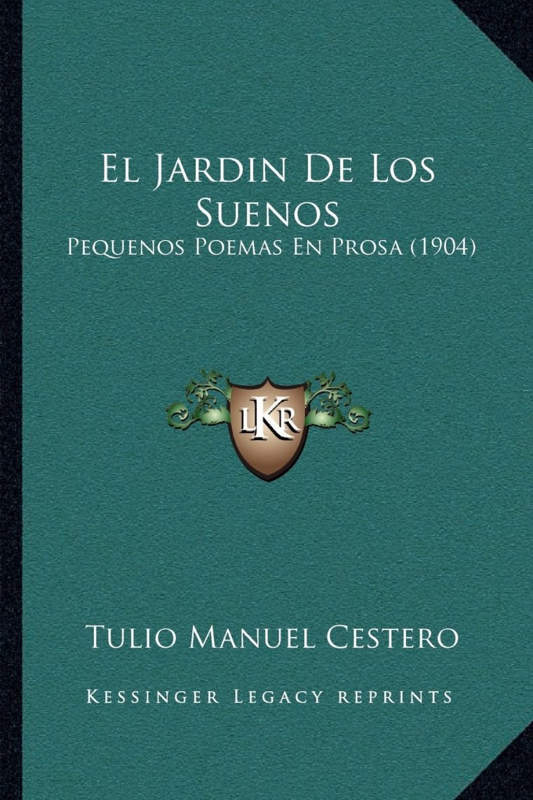 El Jardin De Los Suenos : Pequenos Poemas En Prosa (1904 … intérieur El Jardin De Los Suenos
