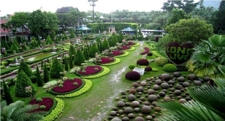 El Jardín Suan Nong Nooch En Tailandia – Pisos Al Día … à Jardines Espectaculares