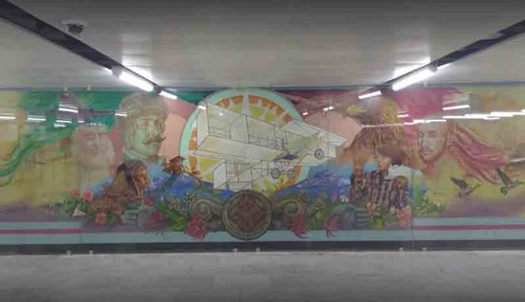 Estación Balbuena – Linea 1 Del Metro De La Ciudad De México à Metro Colonia Jardin Linea 10