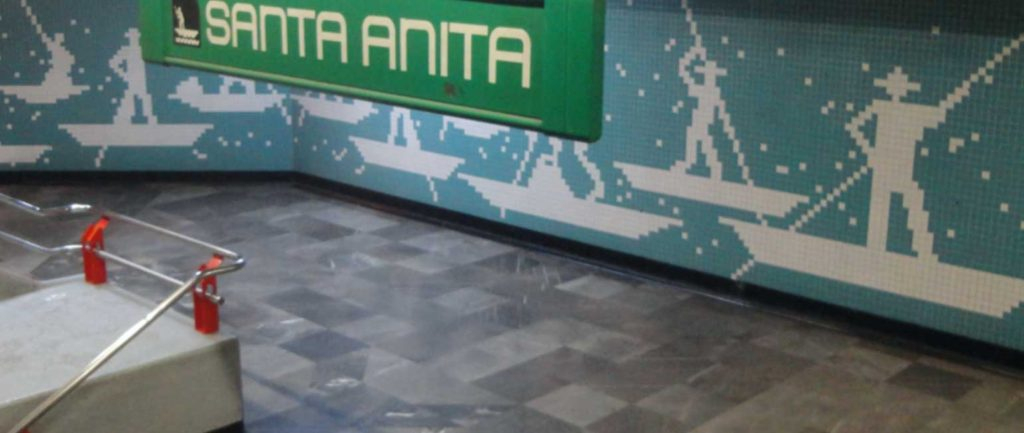 Estacion Metro Santa Anita 🚈 - Línea 4 Y 8 Del Metro De Cdmx concernant Metro Colonia Jardin Linea 10
