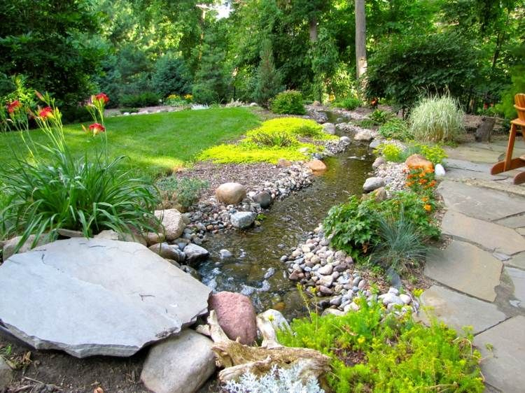 Estanques Fuentes Y Cascadas 38 Ideas Para El Jardín … dedans Ideas Para Un Jardin Bonito