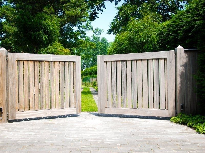 Fabriquer Un Portail De Jardin En Bois Beautiful Porte ... pour Portillon De Jardin Castorama