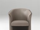 Fauteuil Cabriolet Moderne En Pu Taupe Cyrille | Matelpro dedans Fauteuil Moderne Gary Taupe