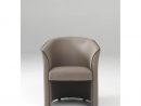 Fauteuil Cabriolet Moderne En Pu Taupe Cyrille | Matelpro encequiconcerne Fauteuil Moderne Gary Taupe