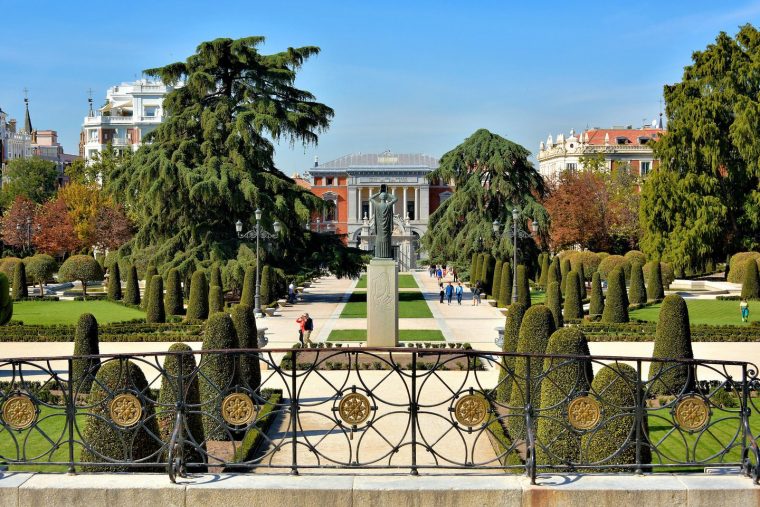 Felipe Iv Entrance At Buen Retiro Park In Madrid, Spain … concernant Jardines Del Buen Retiro