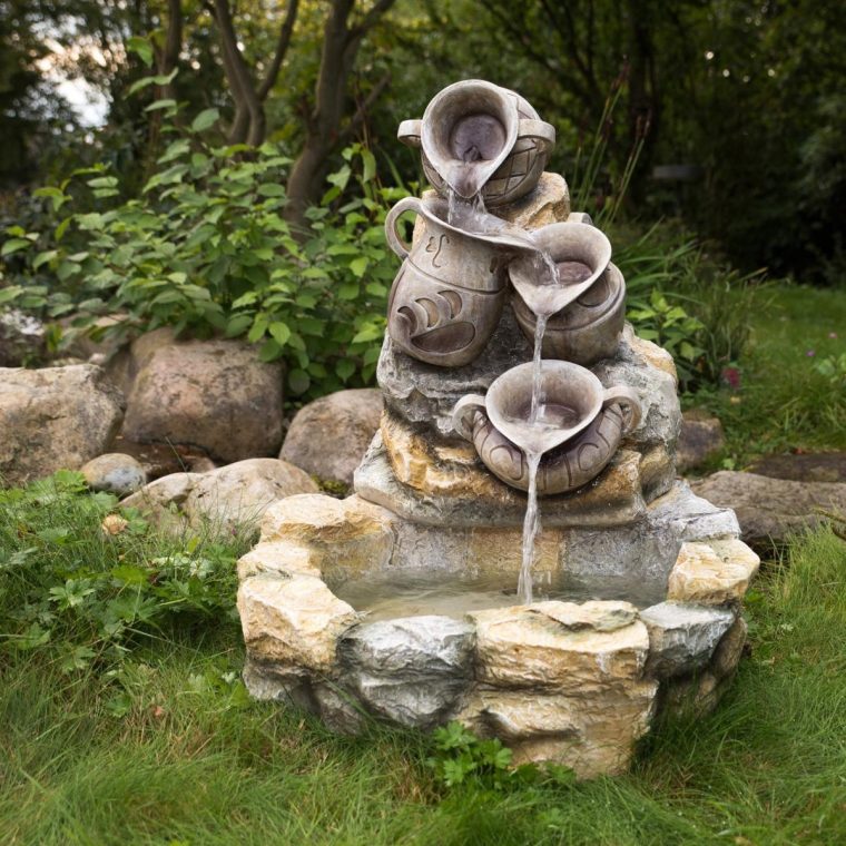 Fontaine De Jardin Décorative En Résine pour Fontaines De Jardin Jardiland