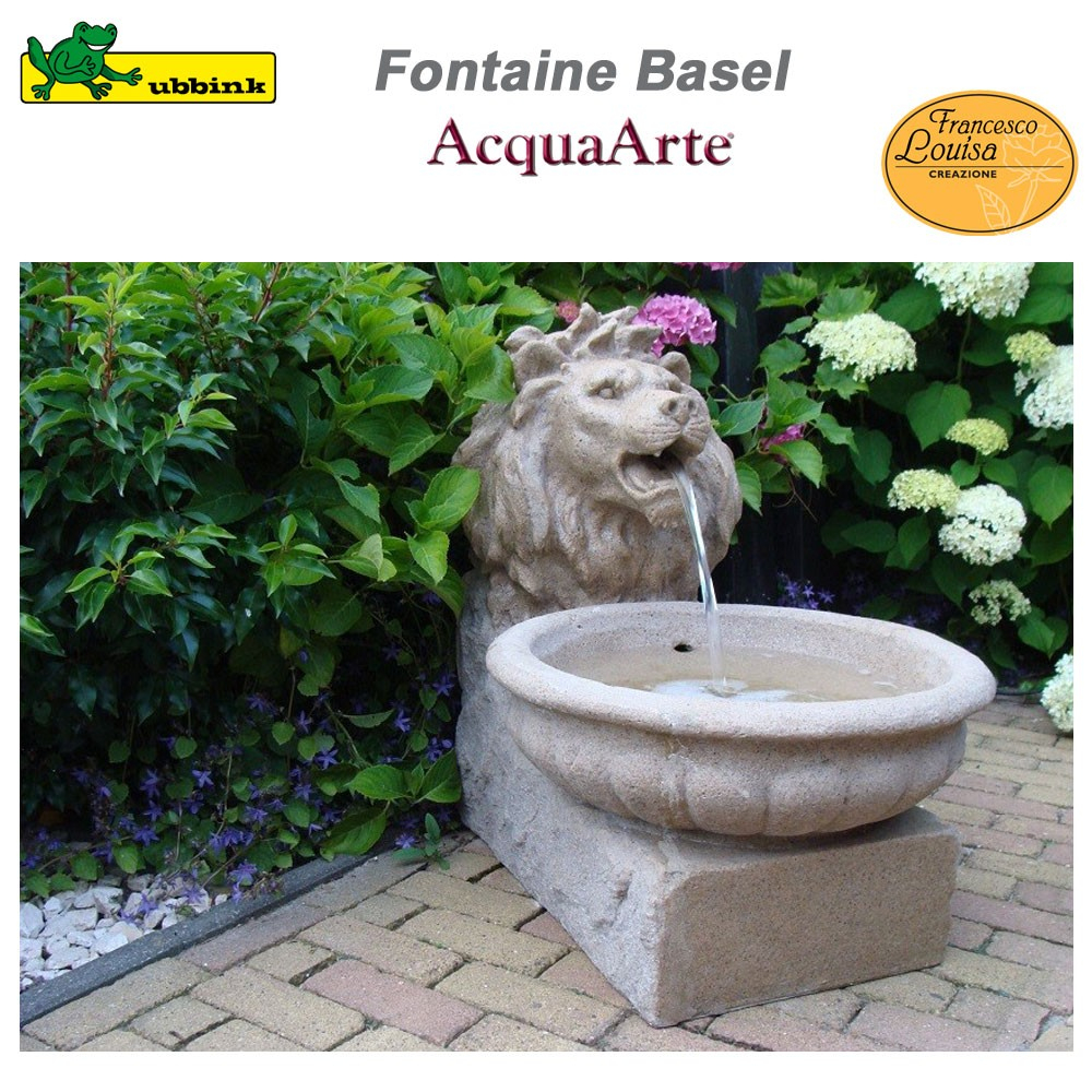 Fontaine De Jardin Extérieur Polyrésine Aspect Grès Basel pour Fontaine De Jardin Brico
