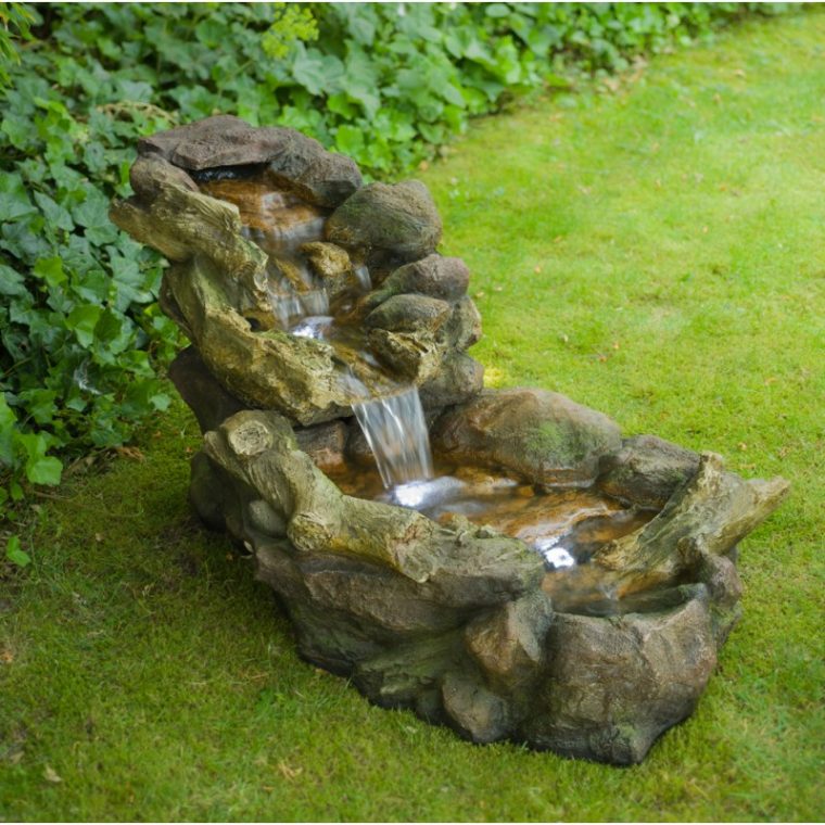 Fontaine De Jardin Hors Sol Aspen Kit Complet Avec Pompe … destiné Fontaine De Jardin Brico