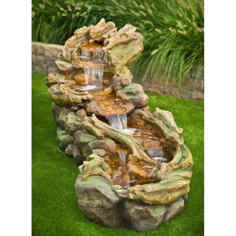 Fontaine De Jardin Tripani Kit Complet Avec Pompe Et … tout Fontaine De Jardin Brico