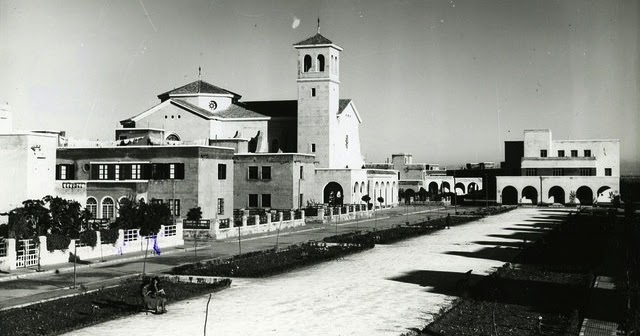 Fotos Antiguas De Almería: 1945 Ciudad Jardín. Plaza De España à Ciudad Jardin Almeria